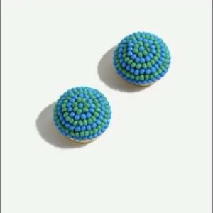 J.Crew 3D Beaded Stud Earrings